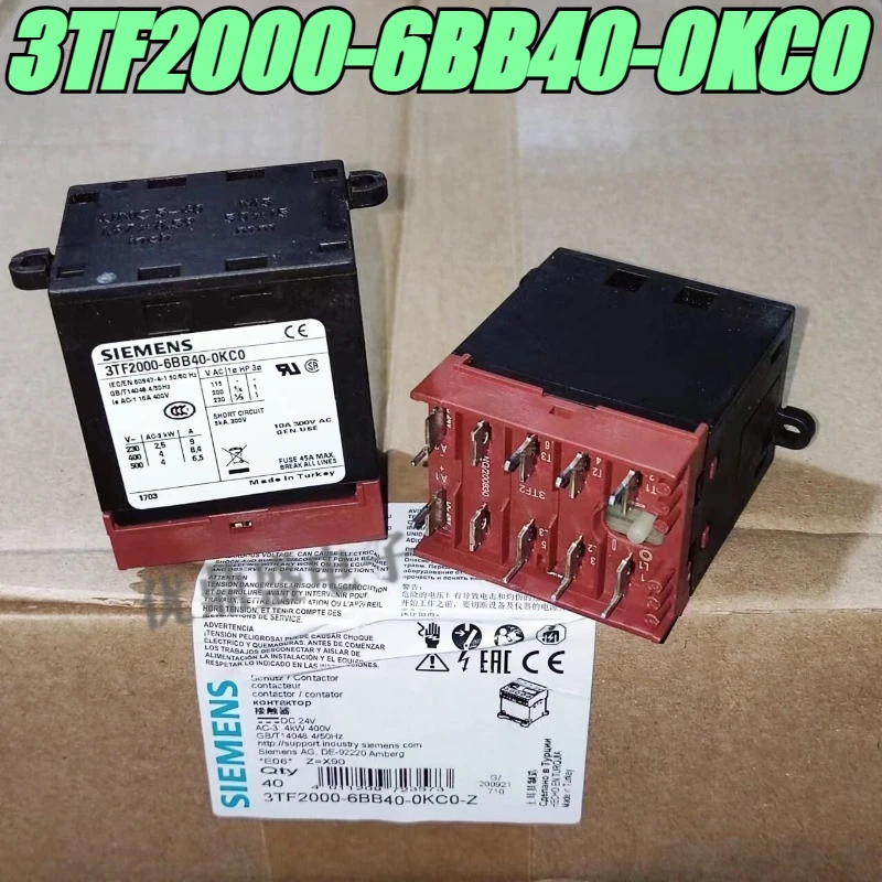 

(Совершенно новое) 1 шт./лот, 100% оригинальное реле: 3TF2000-6BB40-0KC0 16A, 8-контактное реле постоянного тока
