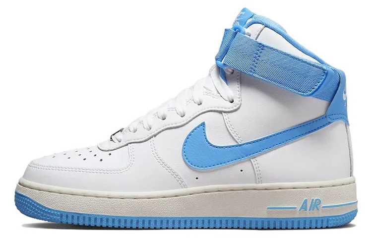 

Женские синие кроссовки Nike Air Force 1 High OG QS University