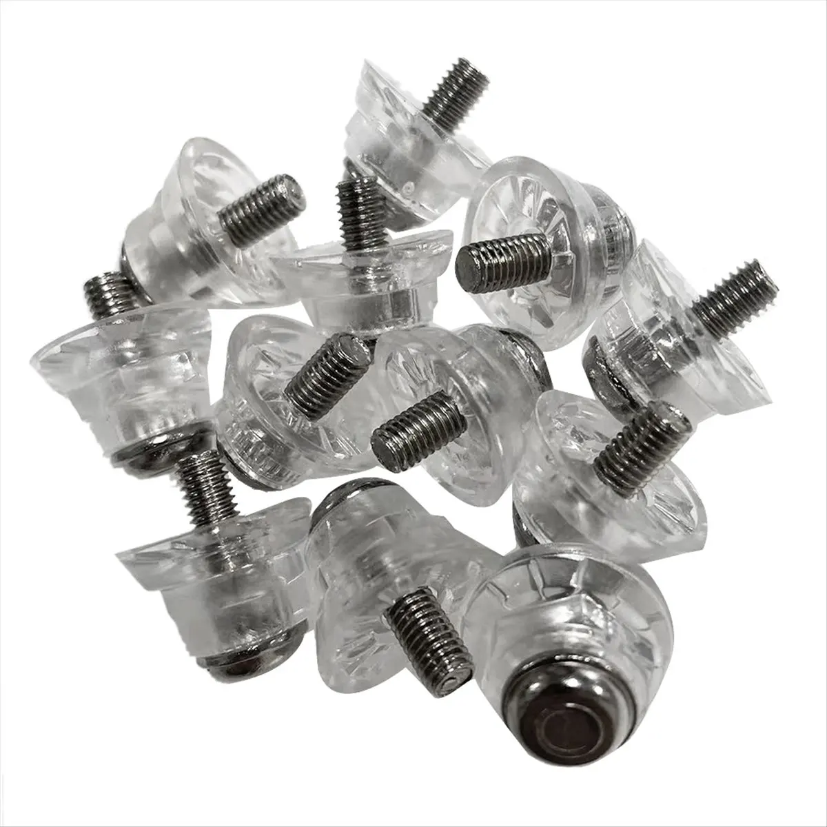 ABME New 12Pcs Football Boot Studs Shoe Replacement Spikes 13mm 16mm Football Shoe Studs Spikes for Football Shoe