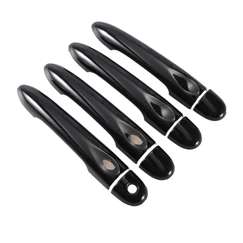 Glossy Black Car Door Handle Cover Trim Styling Accessories For Renault Captur Kaptur Samsung QM3 2013-2020