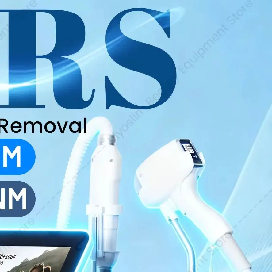 6 Wavelength Diode Laser Hair Removal Machine 5000W 2 IN 1 Ice Cooling Painless Permanent Hair Removal Picosecond Laser Tattoo