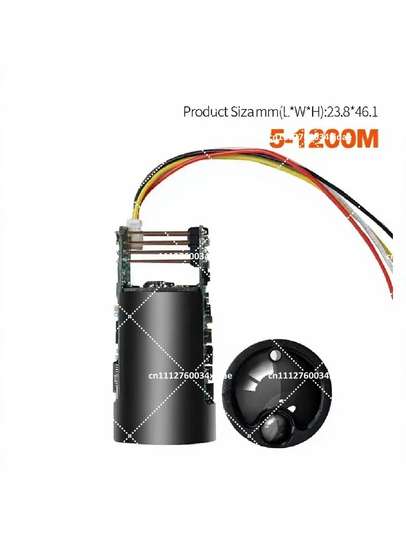 High Precision Remote Laser Ranging Module 500m to 1.6km Distance Measurement with Millimeter Accuracy