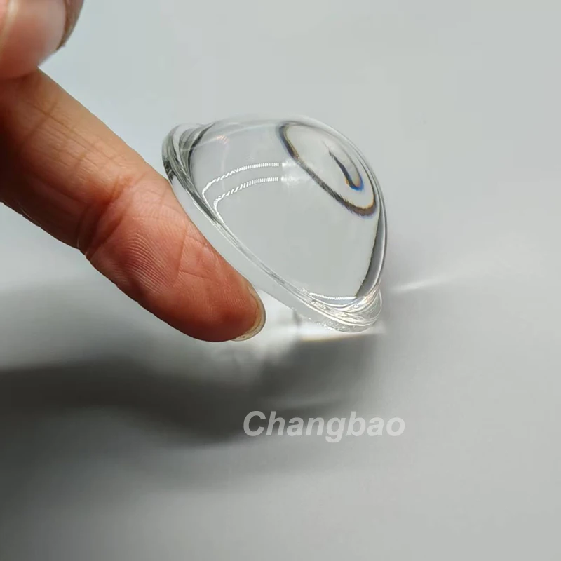 60degree D44mm *H19mm Optical Glaa Lenses for High Power LED Street Lamp Spotlight Cob Convex Lens