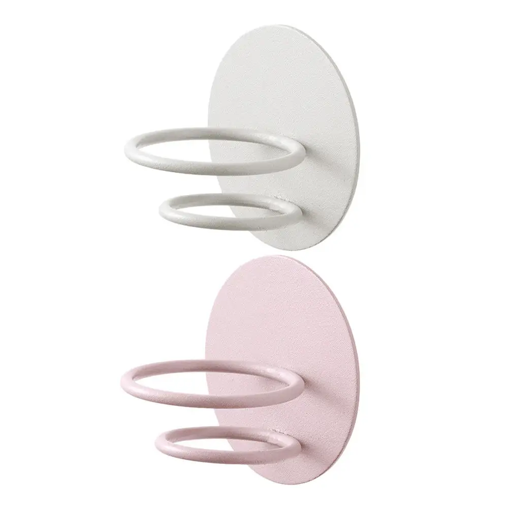2Pcs Wall Mounted Makeup Egg Rack Carbon Steel Nail Free Sponge Egg Storage Holder for Bathroom Bedroom Closet Door Space Saving