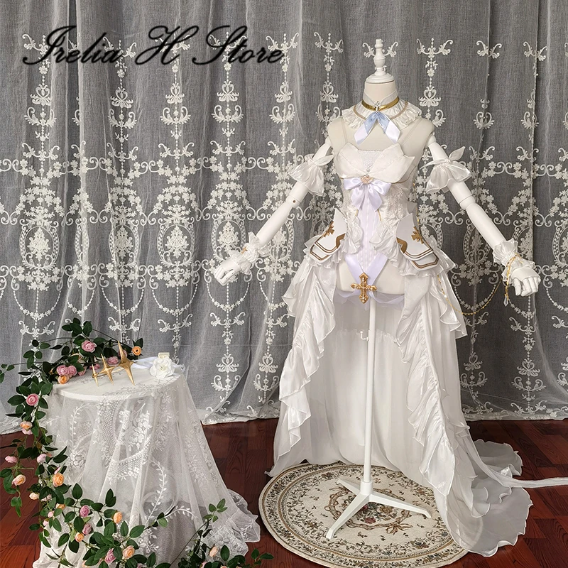 

Irelia H Azur Lane Cosplay SMS Emden Cosplay Costume SMS Emden wedding dress female Customized