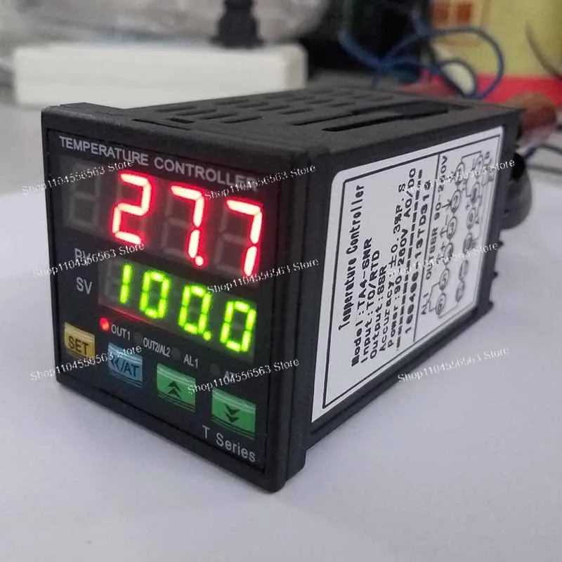 

PID Temperature Controller TA4-VSR 90-260V AC/DC, Wide Voltage Input Universal Temp Control Module for Industrial Applications