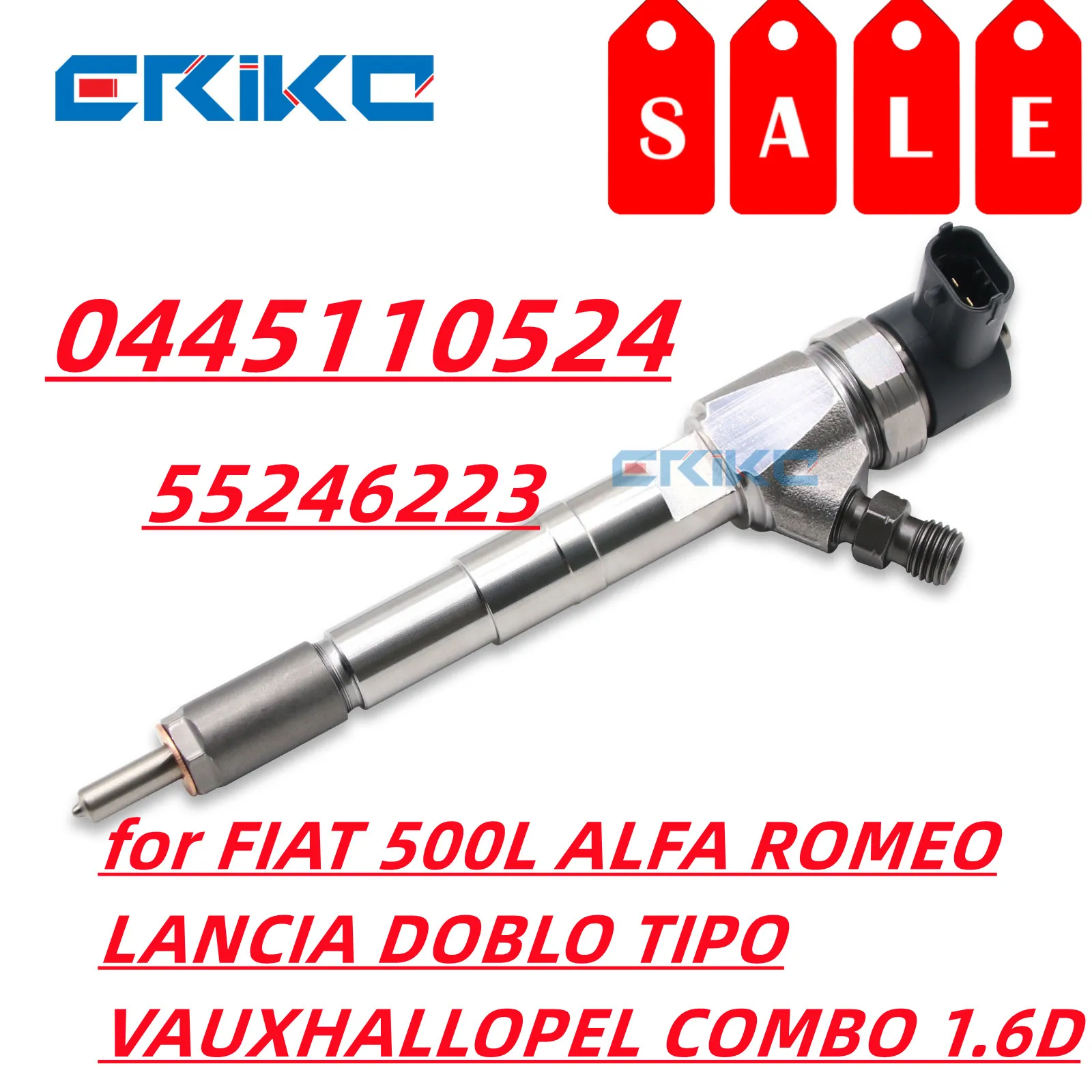 

0445110524 55246223 новый дизельный топливный инжектор для FIAT 500L ALFA ROMEO LANCIA DOBLO TIPO VAUXHALL OPEL COMBO 1.6D