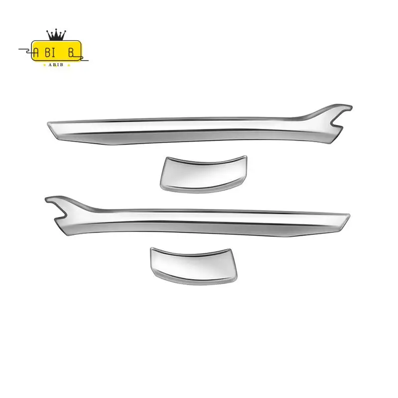

ABIB -Car Bright Silver Rearview Mirror Decorative Stickers For Mazda CX-60 2022 2023 Car Parts RHD