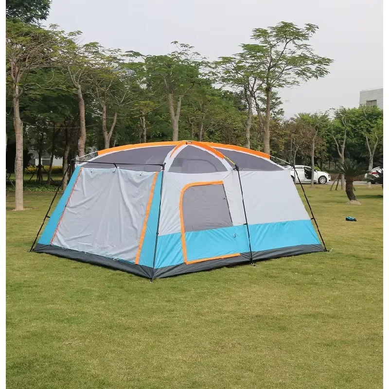 Waterproof Extra Large Double Layers Family 8-12 Persons Tent Camping Tent for Outdoor