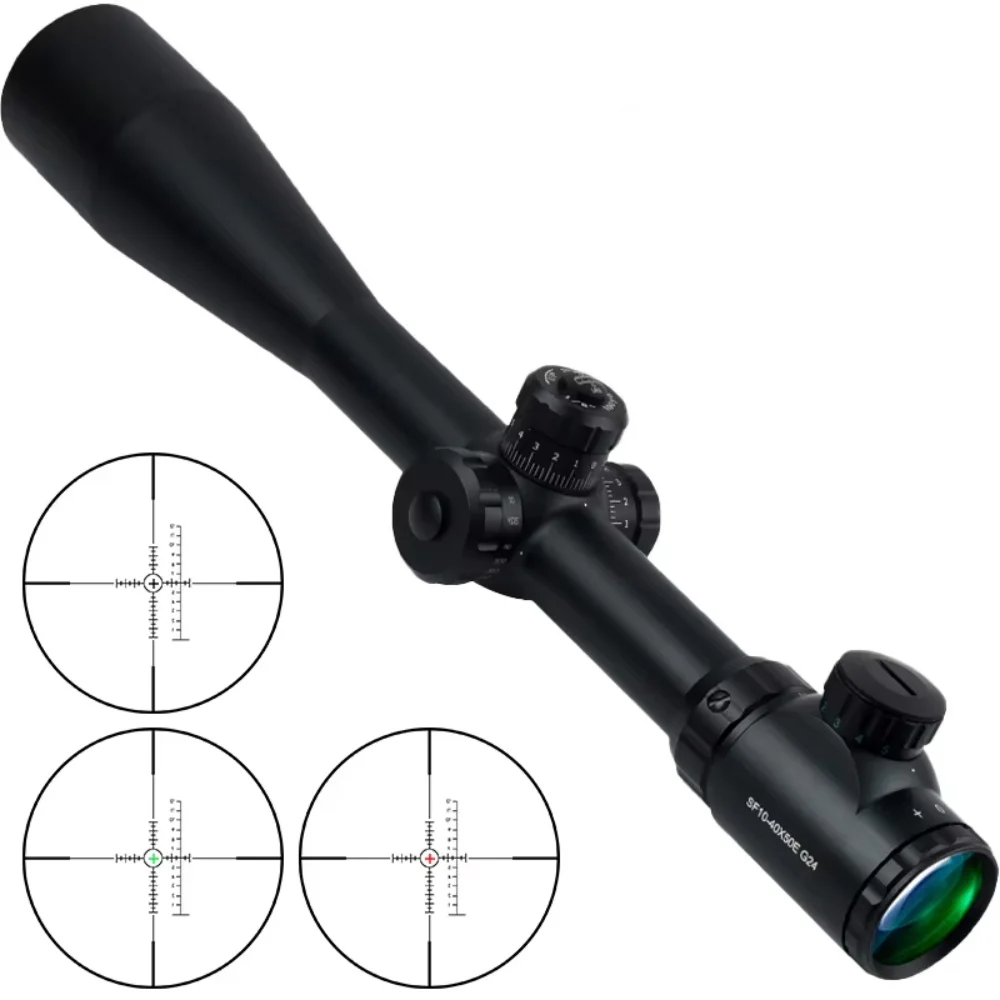 

High Quality 10-40x50 SFP Optical Reflective Sight Tactical Adjustable Hunting Sight Accessories