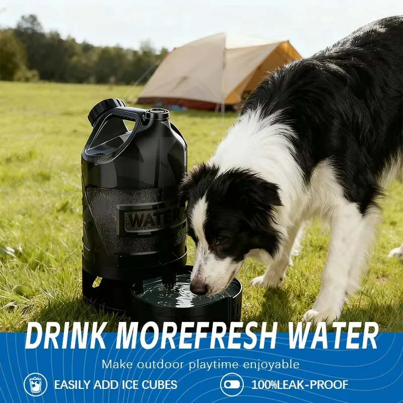 Portable 2.5L Dog Water Bottle, Large Capacity Hydration Flask for Outdoor Sports and Pet (Cat & Dog) Drinking Bottle