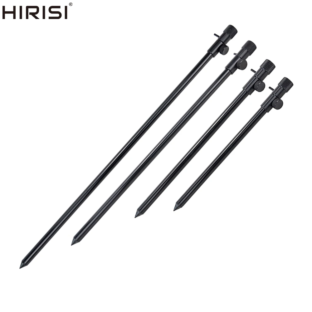 2pcs Carp Fishing Bank Sticks Aluminum  Fishing Pod Rod Support Telescopic 40-70cm