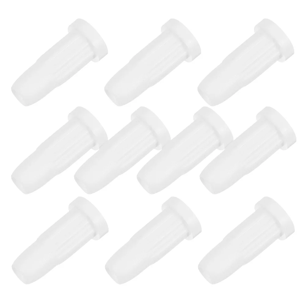 

10Pcs Crib Leg Caster Cups Noise Reducing Plastic Sleeves Stable Support Wheel Stoppers for Baby Furniture Carpet Hardwood Floor