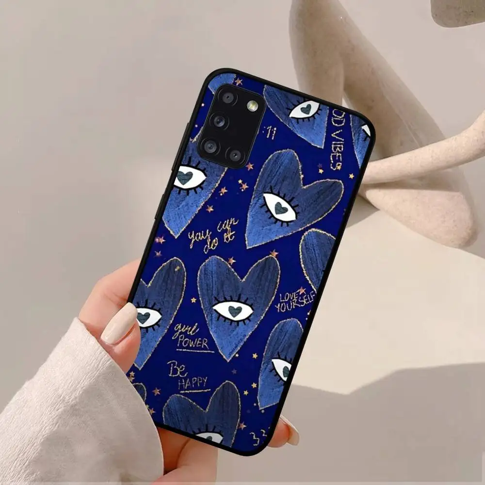 مضحك محظوظ عين الشر قضية الهاتف لسامسونج A 52 53 21 32 13 12 71 31 51 40 72 73 70 22 42 50 30 20 21 قذيفة