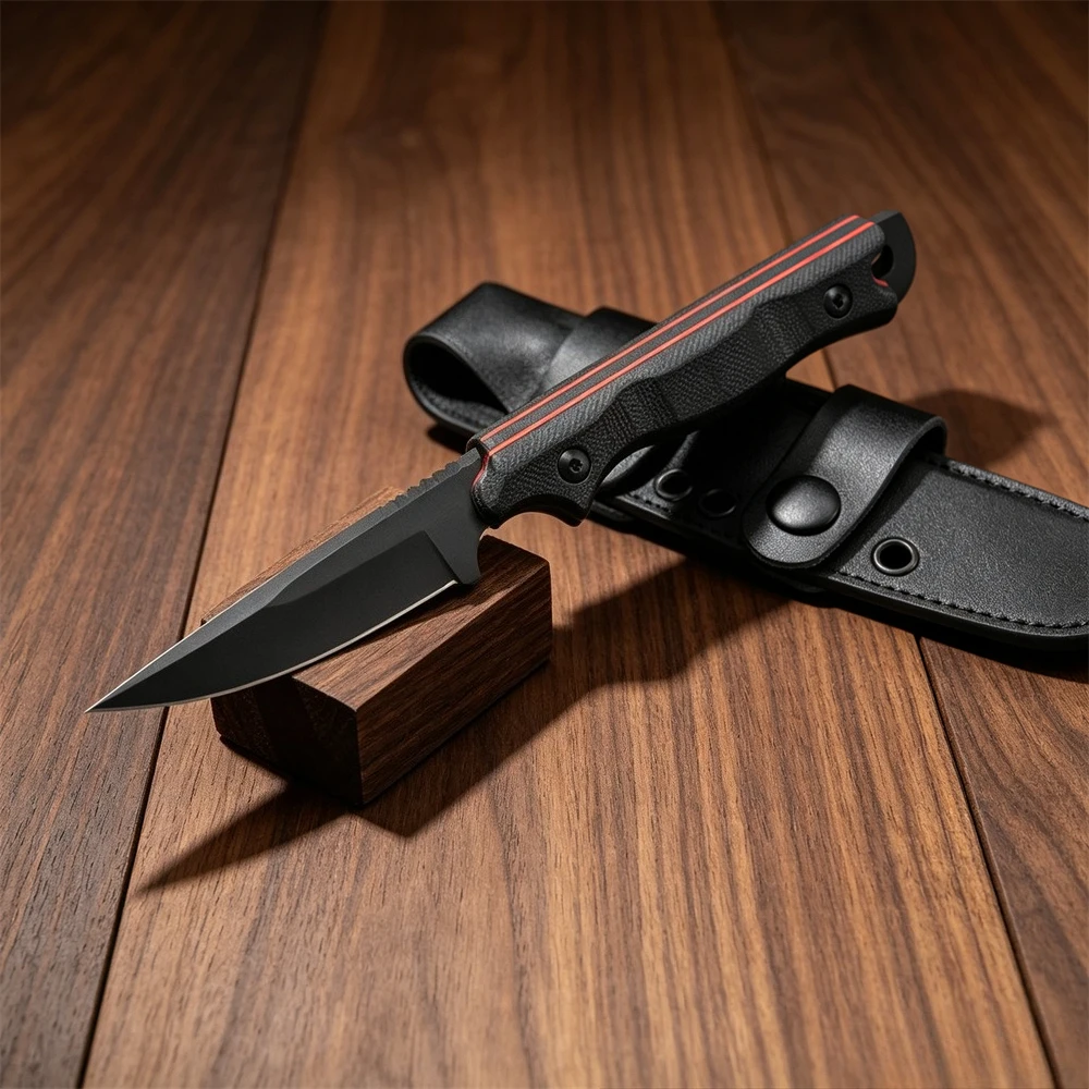 Nóż ze stali 8Cr13MoV z ostrze – Bushcraft Knife Fixed recenzja i cena