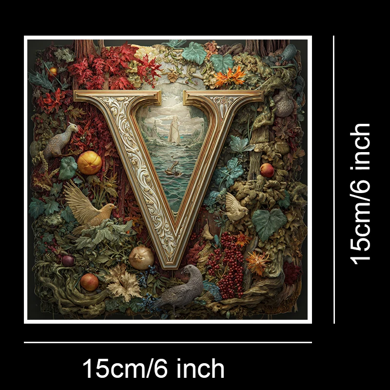 36 Sheets 6"x6" Scrapbook Paper Pack: Watercolor Botanical Prints for Scrapbooking, Origami, Junk Journal & Card DIY.