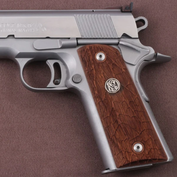 KSD Brand Colt 1911 FIT Model Compatible Walnut Grips Stone