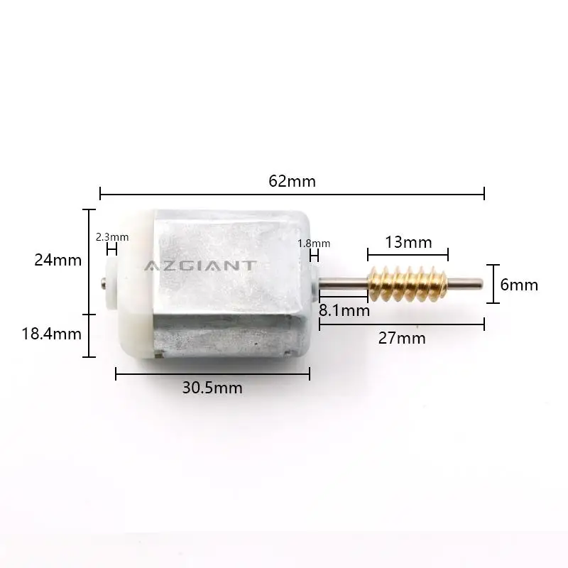 AZGIANT FC-280SC-20150 BN354X28 ل الذكية Forfour W451 MK1/VW الثعلب سيارة السيارات مزلاج قفل الباب المحرك DC12V المحرك 1-10 قطعة
