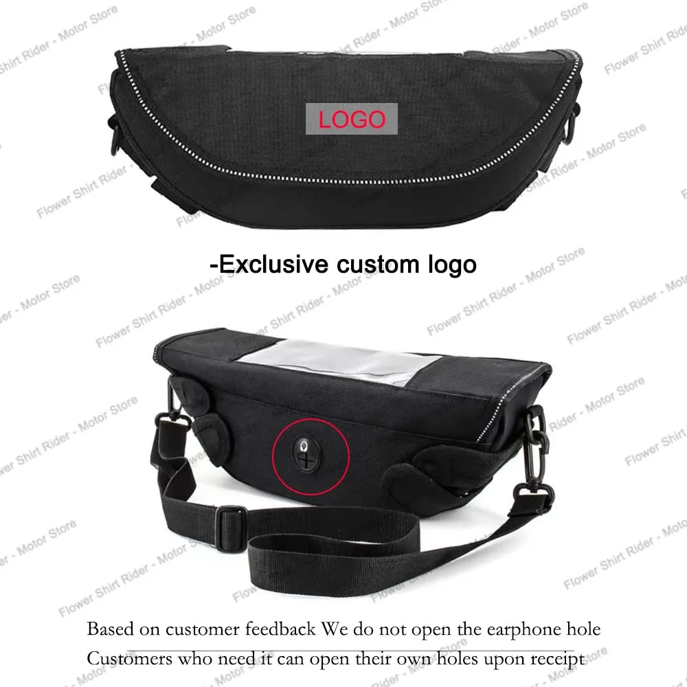 For Voge DS900X DSX 900 2024 Motorcycle Accessory Waterproof and Dustproof Handlebar Storage Bag Navigation Bag