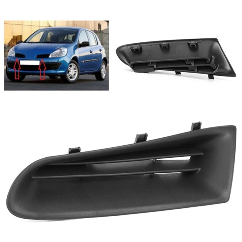 Front Bumper Open Vent Grille Intake Fog Light Grill 7701208684 For Renault Clio MK3 2005-2009