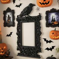 Cross - border Dark Style Raven - Shaped Photo Frame, Gothic - style Home Decoration, Suitable for Photo Display Scenarios