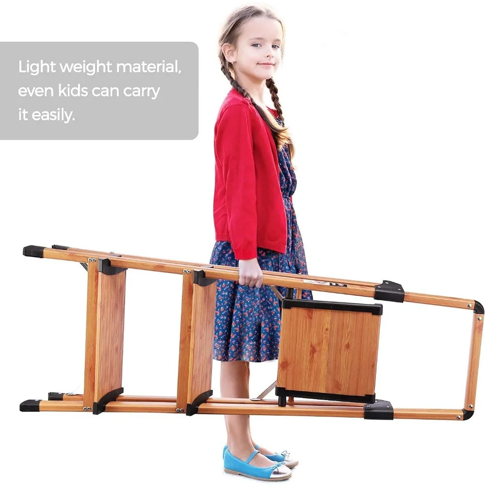 6-stufige Aluminiumleiter mit 22 Fuß Verlängerung, Stabilisatorstange, Rollen, Stützen 330 Pfund