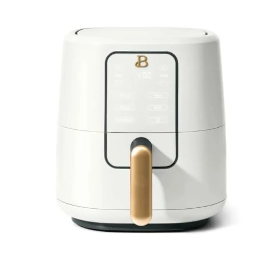 

Kitchen air fryer, aluminum alloy body, white icing color, TurboCrisp technology for fast, even cooking