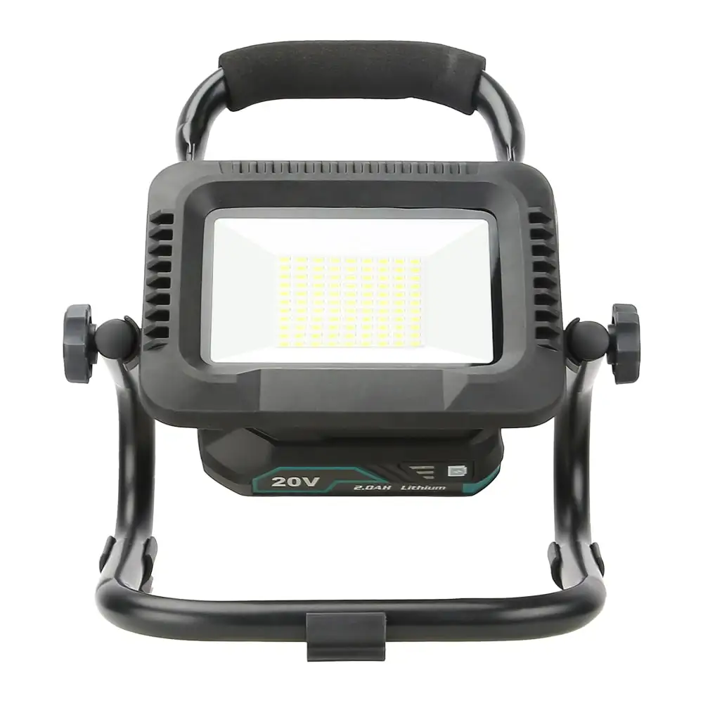 5000lm Outdoor Li-Ion Battery Rechargeable Led Work Light Adjustable Flood Light With Stand