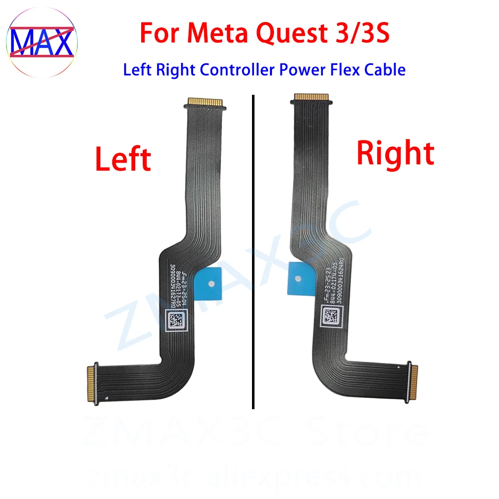 For Meta Quest 3 VR Controller Power Flex Cable For Oculus Quest 3S Left Right Handle Power Connection Cable Replacement Parts
