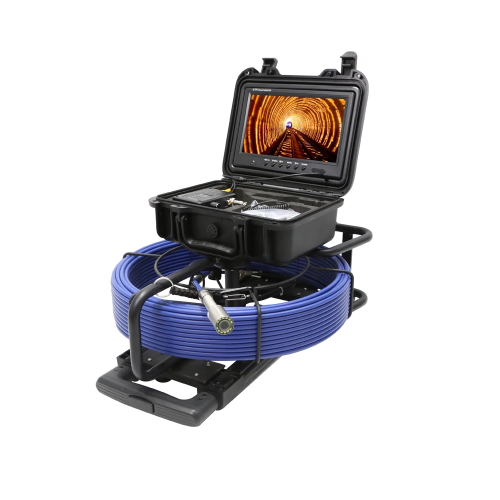 

High Resolution Pipe Inspection Camera System Video Recording Endoscope Analog Sewer Camera 512 Hz Self-leveling Camera
