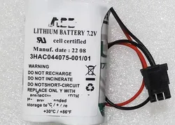 new for ABB 3HAC044075-001/01  3HAC051036-001 IRB120 3HAC16831-1 LS33600 TA521 PM590 C1 SMB Robot Battery