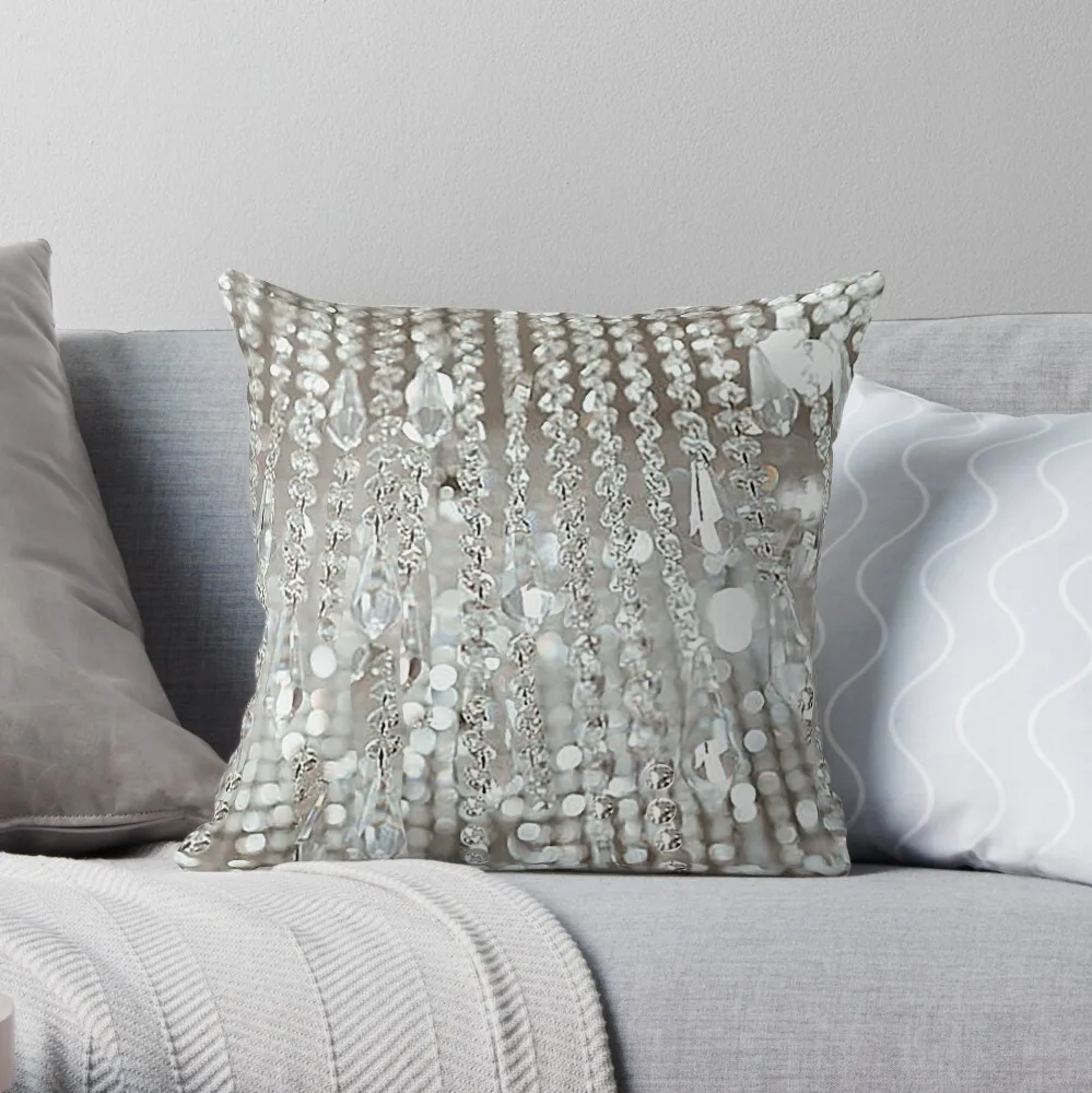 Chandelier of Crystals and Light Throw Pillow Cushion Cover Set Sofa Cushion Couch Pillows Christmas Pillows