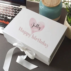 Custom your Logo Name Gifts Box For weddding birthday party box packages high quality wig package box for small business box