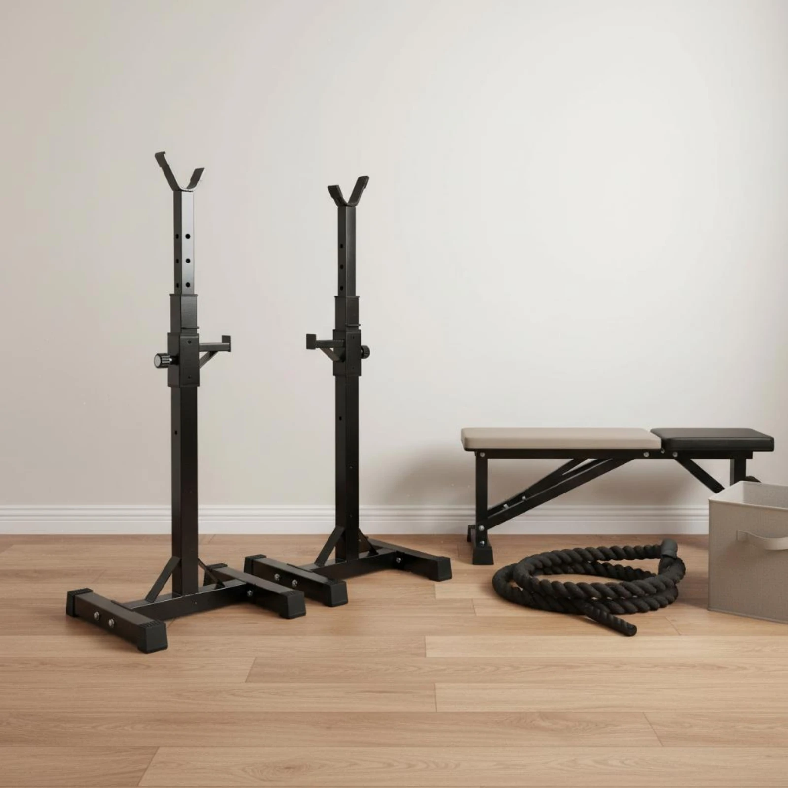 rack-de-squat-reglable-multifonctionnel-pour-bench-press-Equipement-de-gymnastique-a-domicile-robuste-avec-pieds-en-caoutchouc-pour-garage