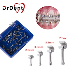 Drdent 10PCS Dental Orthodontic Sliding Ball Crimpable Hook On Archwire Bracket Brace Fixed on ArchWires Orthodontic Treatment