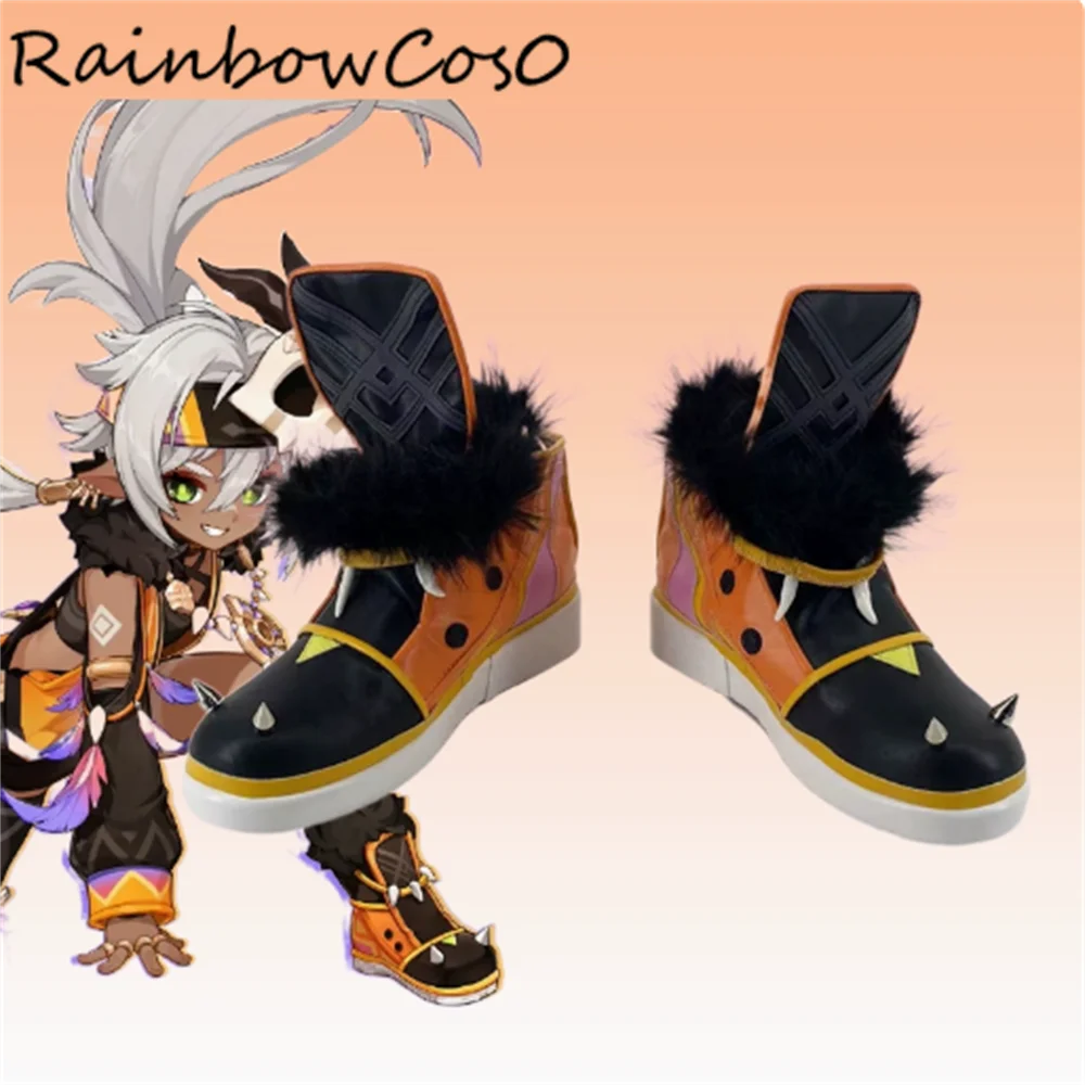 Iansan Genshin Impact Cosplay Shoes Boots Game Anime Halloween Christmas RainbowCos0 W4522