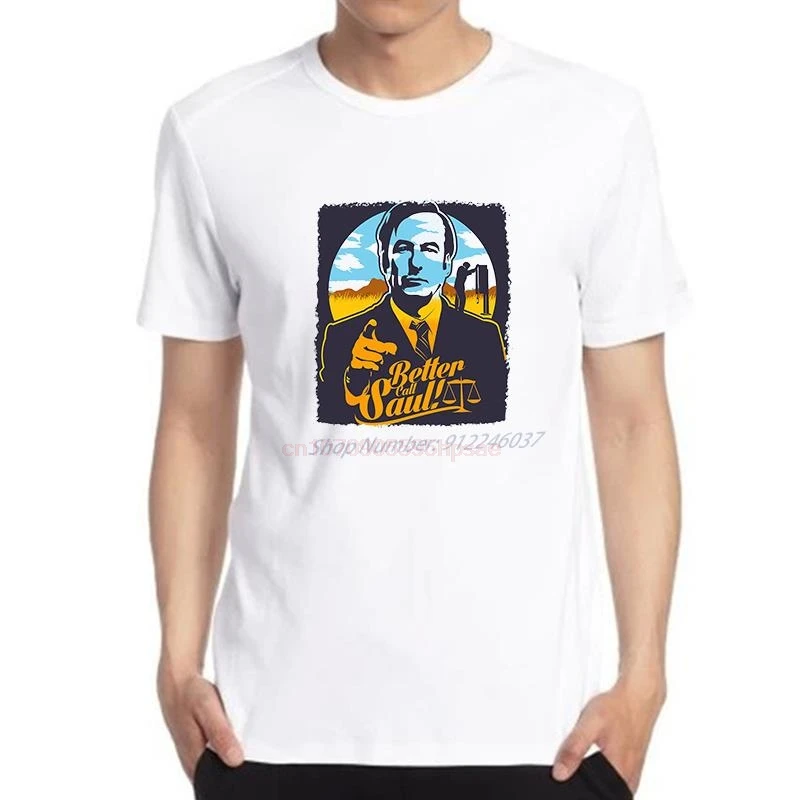 Better Call Saul Designer Goodman Drama Legal Tv Series The Lawyers Fashion New Shirts And T-Shirts Summer Cotton T-Shirt