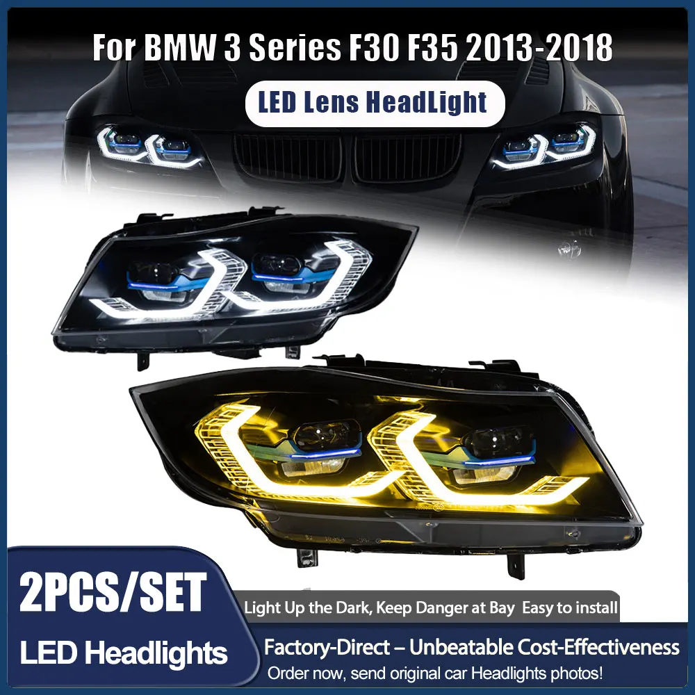 

Высококачественные фары в сборе подходят для BMW 3 серии F30 F31 Светодиодные фары 318 320i LCI Фара 2013-2018 Plug and Play