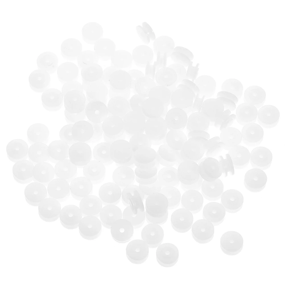 Engrenages de poulie en plastique blanc, 60 pièces, pour modèles éducatifs, pièces de Transmission de bricolage conçues avec précision, compatibles avec plusieurs