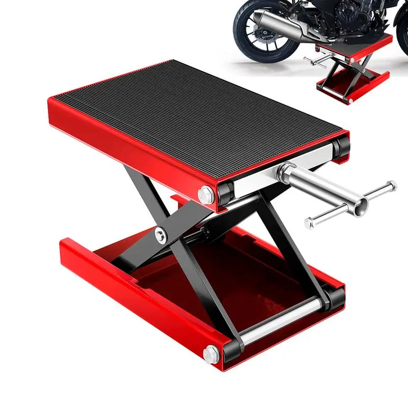 

1100 Lbs Motorcycle Repair Lift Jack Heavy Duty Hydraulic Motorcycle Lift Jack Table Foot Operated ATV Dirt Bike Scissor Stand