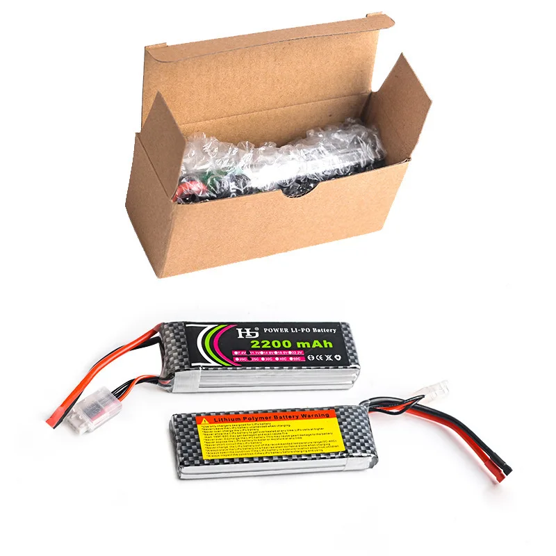 RC Model Airplane Car Boat 2S 7.4V 11.1V 14.8V 22.2V 2200mAh 25C LiPo Battery Pack per HJ