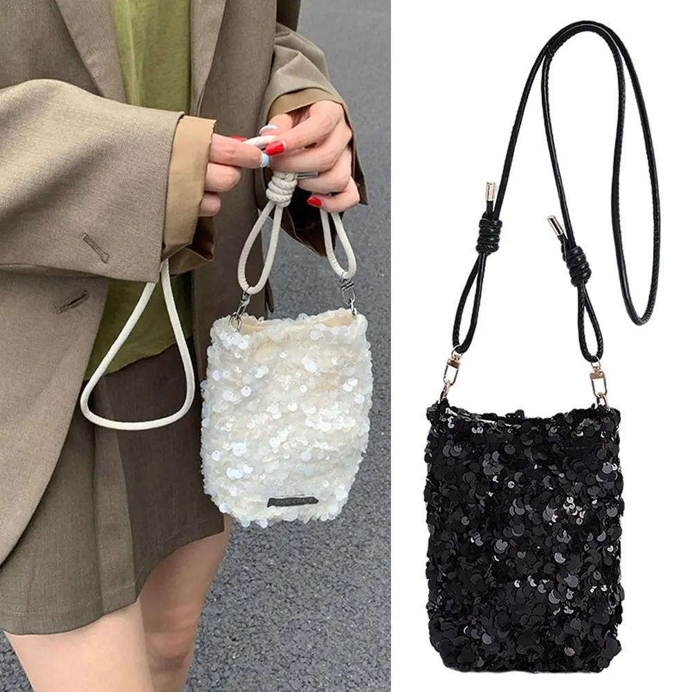Glamorous Sequins Shoulder Bags Sparkly Fashion Crossbody Bag Bling Bling Handbags Women