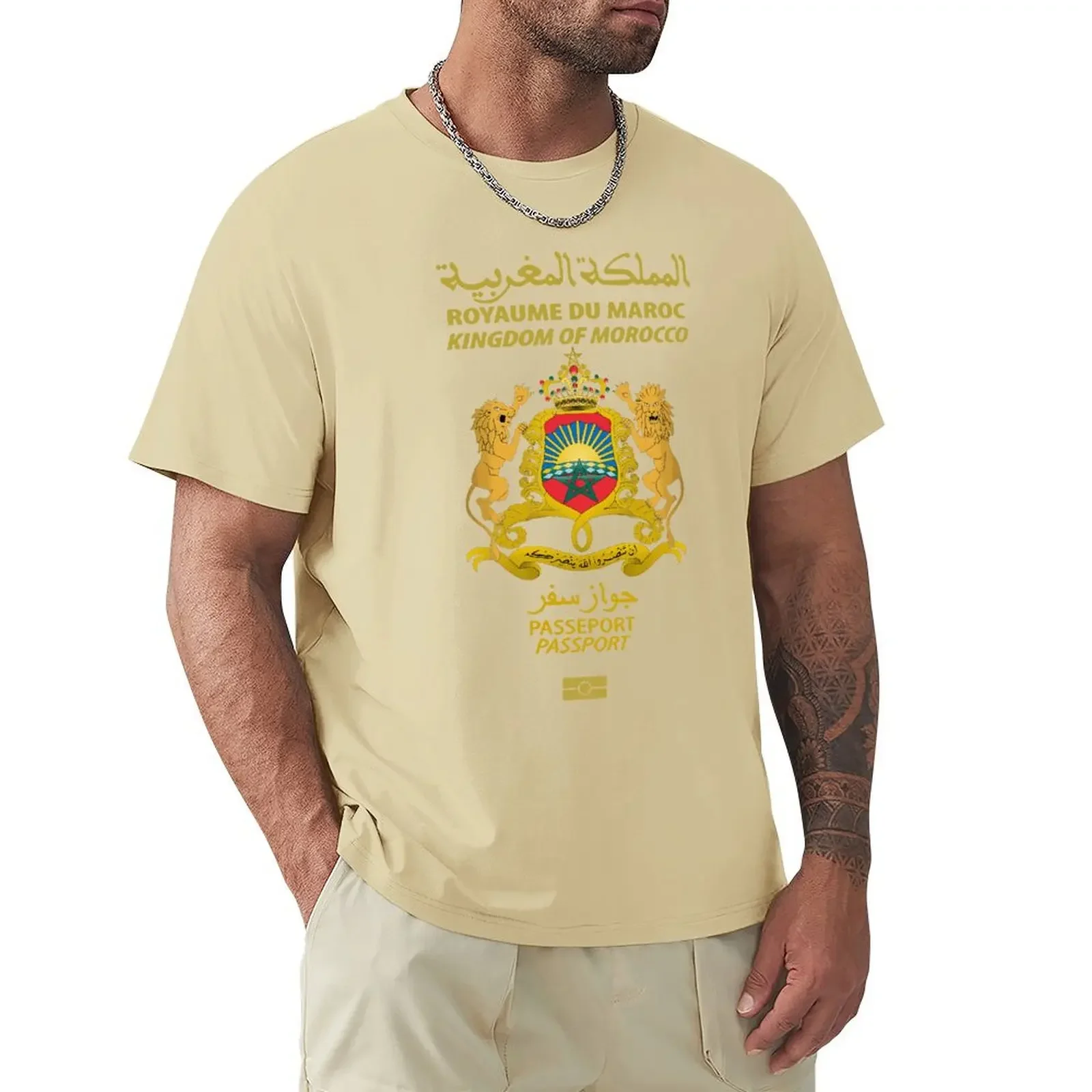 2024 Fashion Kingdom Of Morocco T Shirt Standard Unisex O-neck 100% Cotton Tshirt Tee Tops