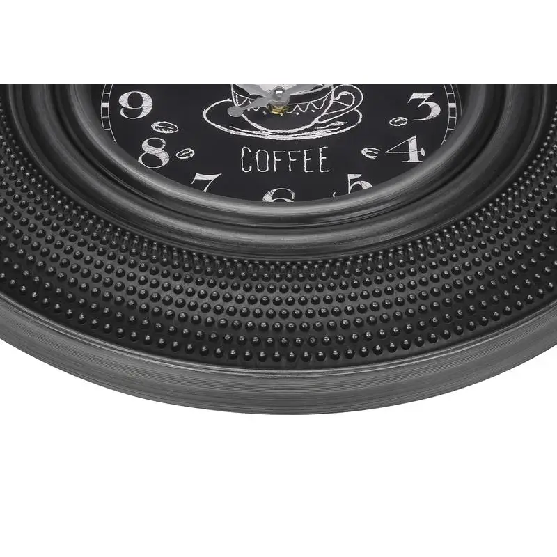 ساعة حائط انتقالية مستديرة مقاس 20 بوصة باللون الرمادي الفحمي - تصميم حديث لديكور المنزل #3