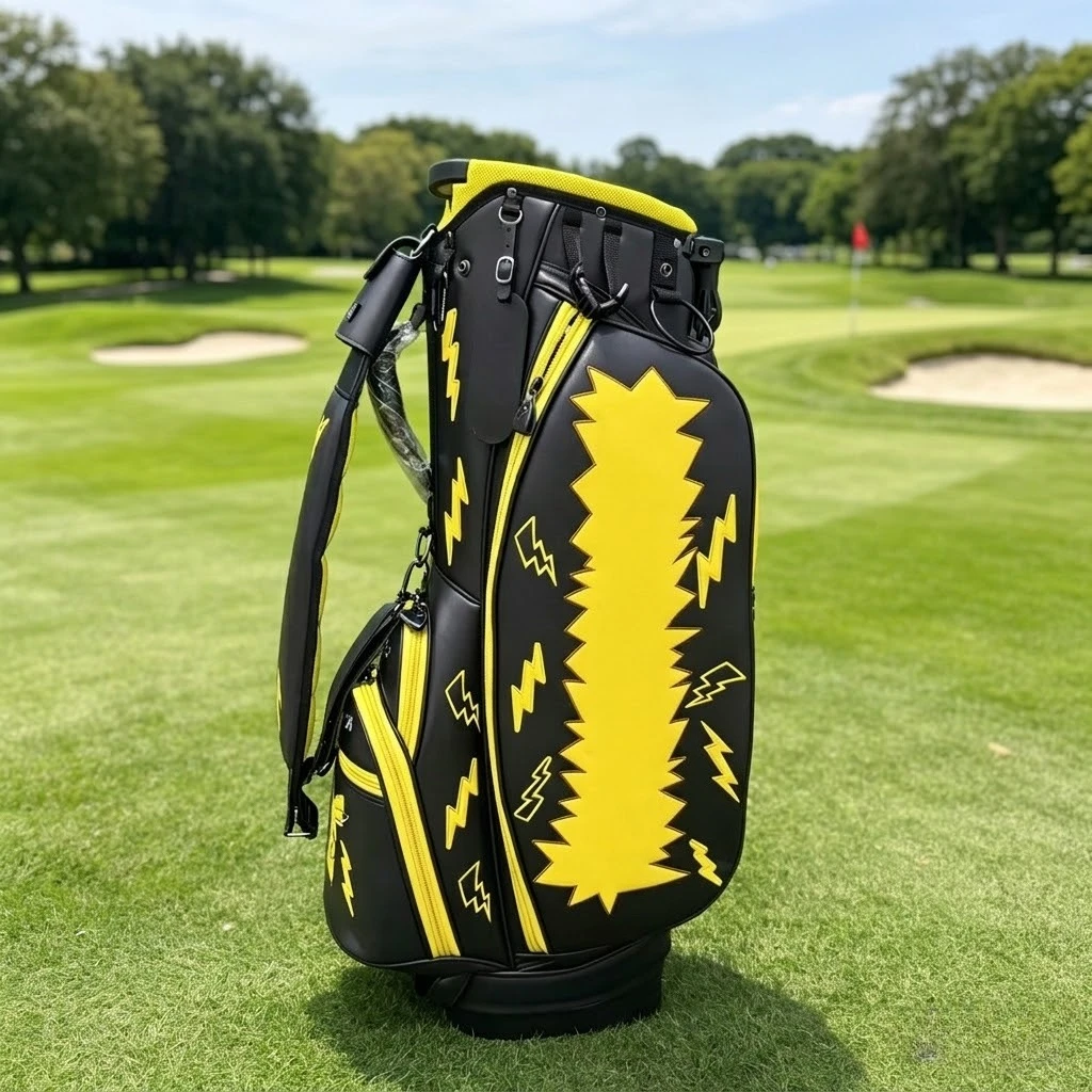 

2026 Golf Stand Bag Pikachu Design Men's Lightweight Waterproof Golf Bag Large Capacity Durable Golf Carry Bag for Men