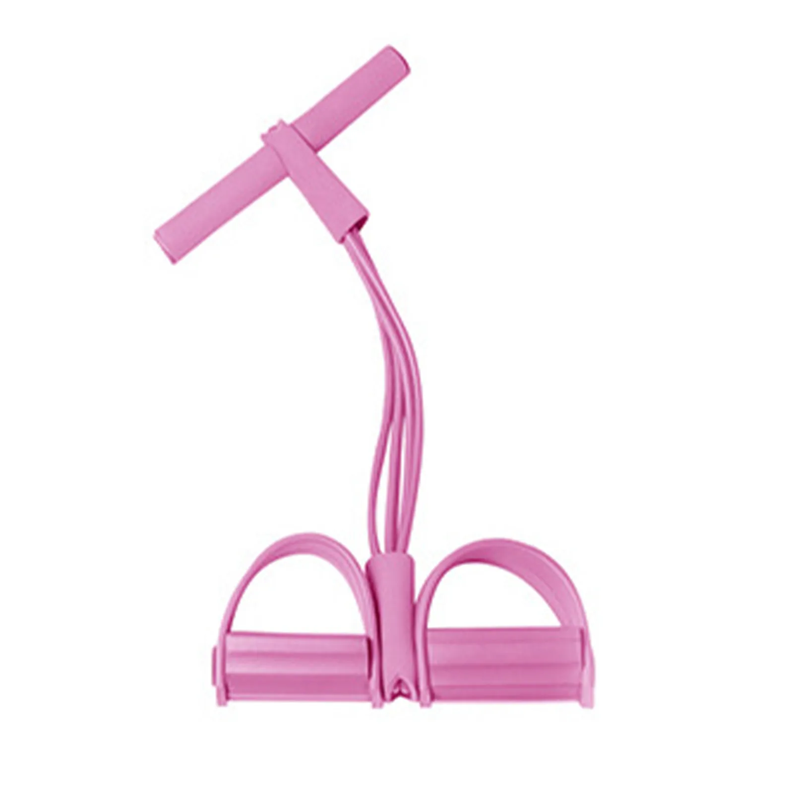 Multifunction Pedal Resistance Rope, Elastic Foam Handle, Fit for Home, Hotel, Room Use