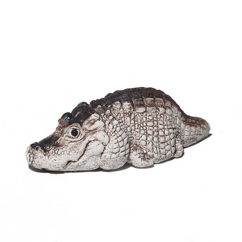 

Purple Sand Tea Pet Crocodile Ornaments Handmade Financial Big Crocodile Tea Ceremony Tea Set Accessories Tea Table Tea Play