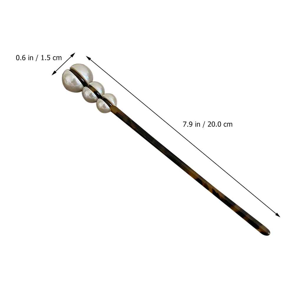 

Pearl Hairpin Sticks Ladies Chinese Style Bun Maker Hair Chopsticks Pins Stylish Elegant Simple Chic Ancient Hanfu