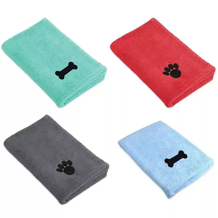 Huisdier Handdoek Snel Droog Hond Handdoek Badjas Zachte Vezel Absorberende Kat Badhanddoek Handig Huisdier Schoonmaken Washandje Huisdier Accessoires