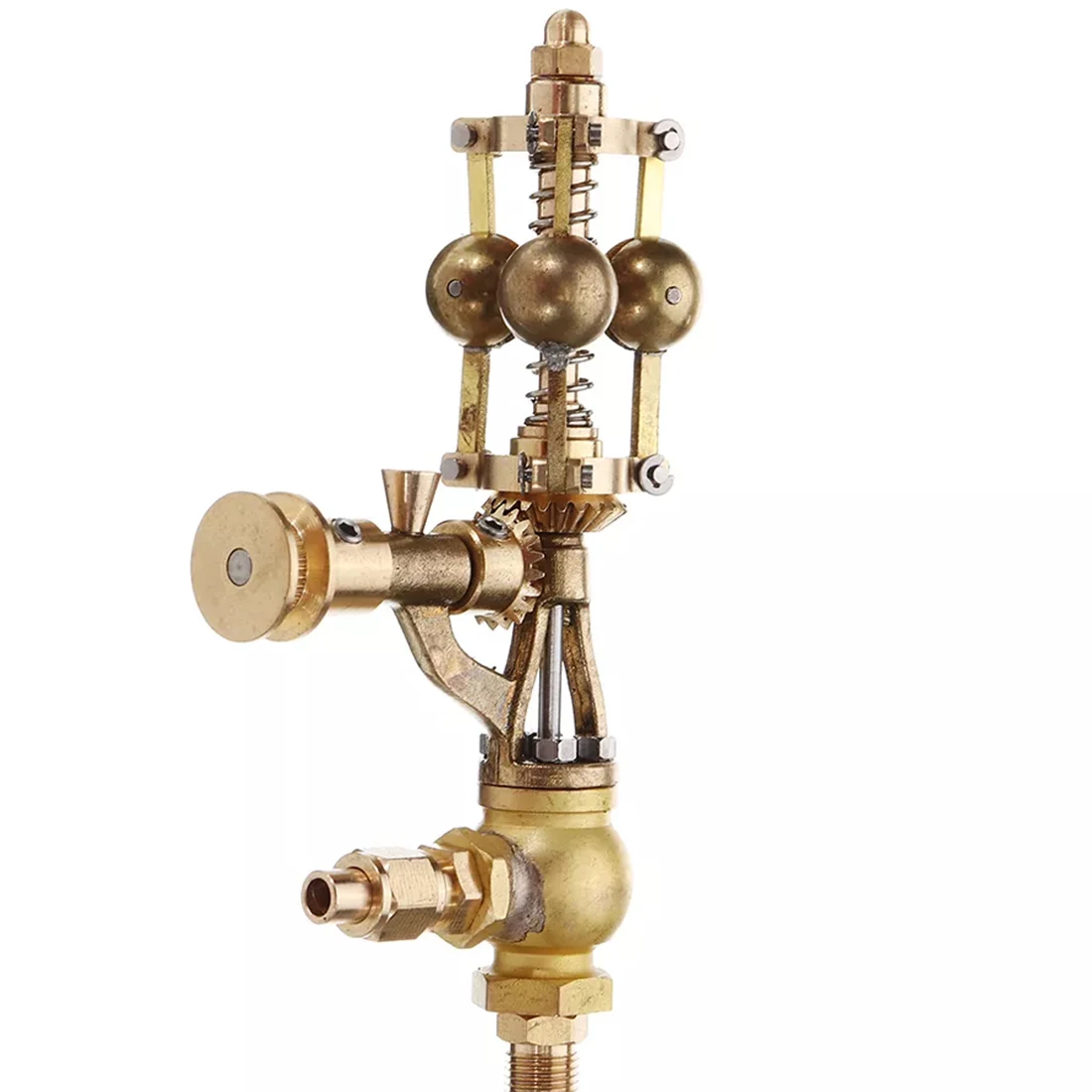 Mini motor de vapor de latón, modelo de bola voladora, gobernador de física, potencia de vapor, juguete educativo, regalo de cumpleaños